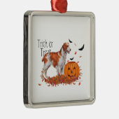 Brittany Halloween Metalen Ornament (Rechts)