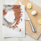 Brittany Halloween Theedoek (Quarter Fold)