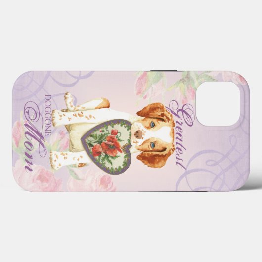 Brittany Heart mama Case-Mate iPhone Case (Achterkant (horizontaal))