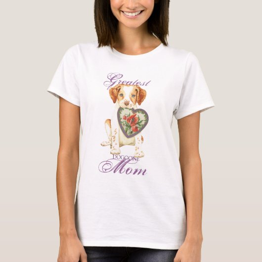 Brittany Heart mama T-shirt (Voorkant)