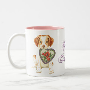 Brittany Heart mama Tweekleurige Koffiemok