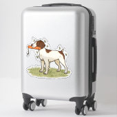 Brittany jacht auto sticker (Koffer)