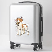 Brittany jacht sticker voor auto (Koffer)