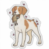 Brittany jacht sticker voor auto (Voorkant)