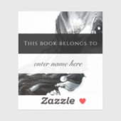 Brittany Jeanette Logo Ex Libris Sticker (Vel)