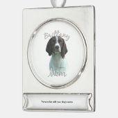 Brittany Ma 2 Verzilverd Banner Ornament (Links)