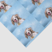 Brittany met houdbaarheidspapier tissuepapier (Detail)