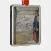 Brittany Metalen Ornament (Rechts)