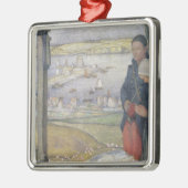 Brittany Metalen Ornament (Links)