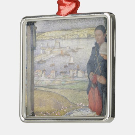 Brittany Metalen Ornament (Links)