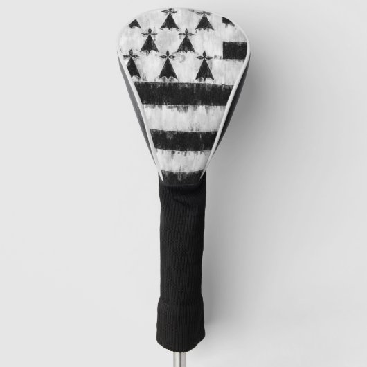 Brittany Oil Painting Drawing Golfheadcover (Voorkant)