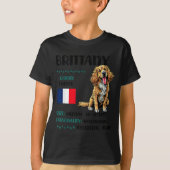 Brittany Origin Funny Brittany Dog Lover T-shirt (Voorkant)