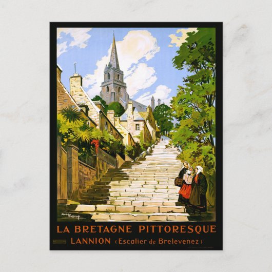 Brittany picturesque, Lannion, Frankrijk Briefkaart (Voorkant)