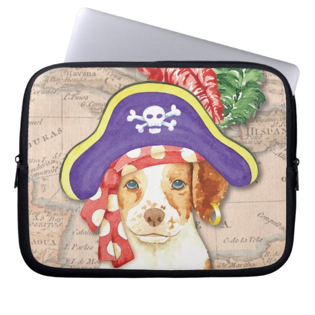 Brittany Pirate Laptop Sleeve (Voorkant)