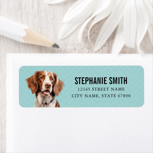 Brittany Return-adreslabels Etiket (Insitu)