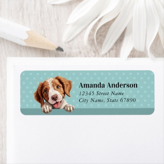 Brittany Return-adreslabels Etiket (Insitu)