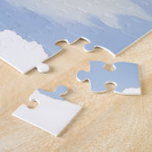 Brittany Rustieke Blokhut Kerstmis Winter Kunst Legpuzzel (Zijkant)