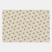 Brittany Schilderij Sinaasappel Roan Spaniel Schat Inpakpapier Vel (Voorkant)