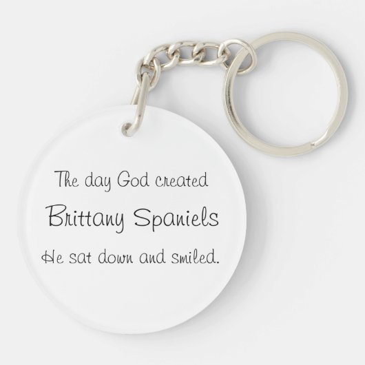 Brittany Sleutelhanger (Achterkant)