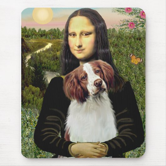 Brittany Spaniel 3 - Mona Lisa Muismat (Voorkant)