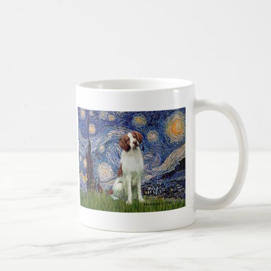 Brittany Spaniel 3 - Sterrennacht Koffiemok (Rechts)
