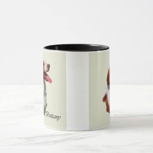 Brittany Spaniel Art Gifts Mok (Midden)
