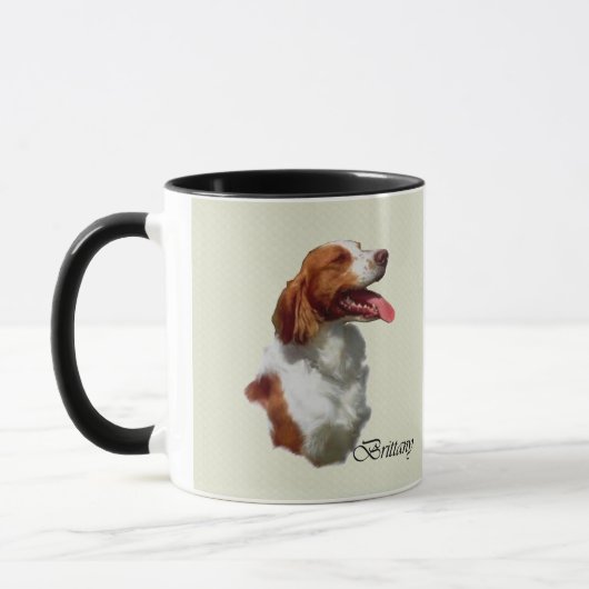 Brittany Spaniel Art Gifts Mok (Links)