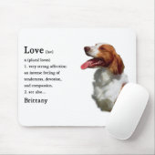 Brittany Spaniel Art Gifts Muismat (Met muis)