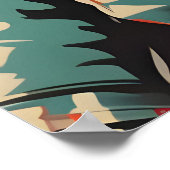 Brittany Spaniel Astronaut Poster, Brittany Retro Poster (Hoek)