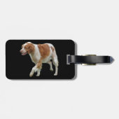 Brittany Spaniel Bagagelabel (Achterkant horizontaal)