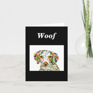 Brittany Spaniel Blank Note Kaart