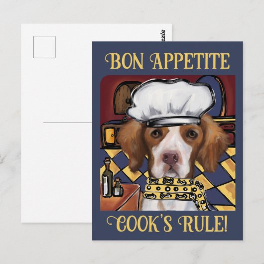 Brittany Spaniel Briefkaart (Voorkant / Achterkant)