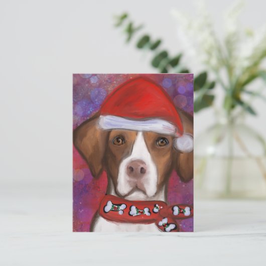 Brittany Spaniel Briefkaart (Staand voorkant)