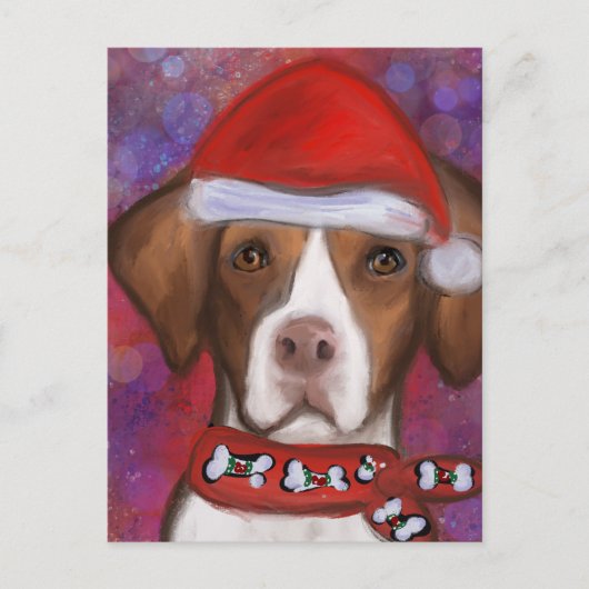 Brittany Spaniel Briefkaart (Voorkant)