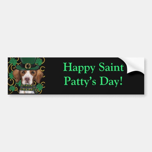 Brittany Spaniel Bumpersticker (Voorkant)