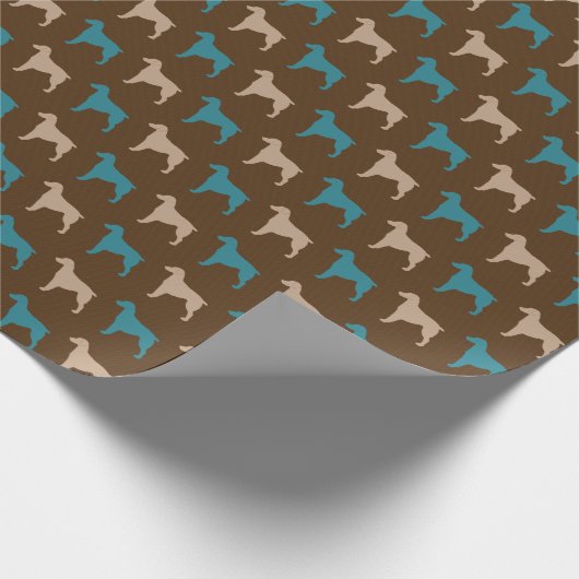 Brittany Spaniel Cadeaupapier (Hoek)