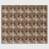 Brittany Spaniel Cadeaupapier (Vlak)