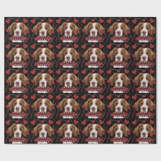 Brittany Spaniel Cadeaupapier (Vlak)