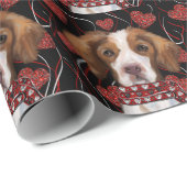 Brittany Spaniel Cadeaupapier (Rol Hoek)