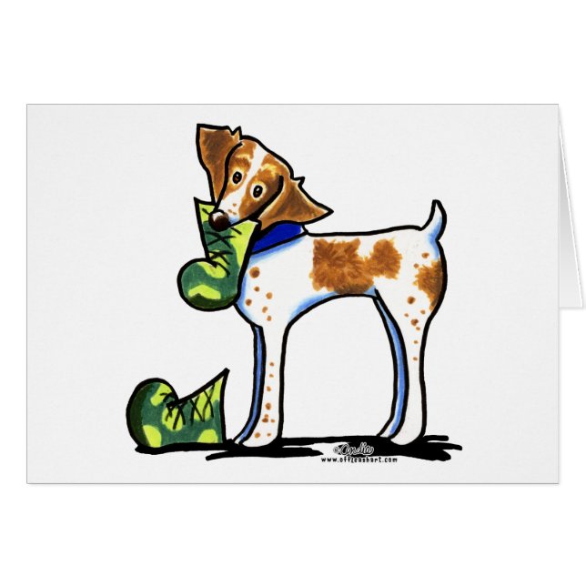 Brittany Spaniel Camouflage Boots (Voorkant Horizontaal)