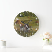 Brittany Spaniel Clock Grote Klok (Huis)