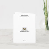 Brittany Spaniel Dank je wel Bedankkaart (Achterkant)