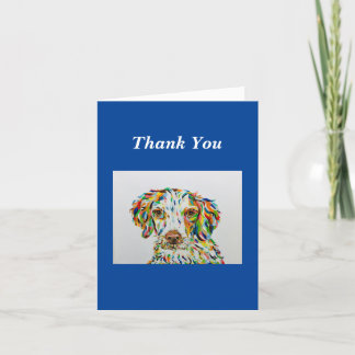 Brittany Spaniel Dank je wel Bedankkaart