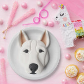 Brittany Spaniel Dog 3D geïnspireerd Papieren Bordje (Feest)