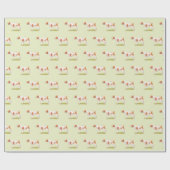 Brittany Spaniel Dog Art Wrapping Paper Cadeaupapier (Vlak)