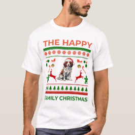 Brittany Spaniel Dog Christmas Pet Xmas T-shirt