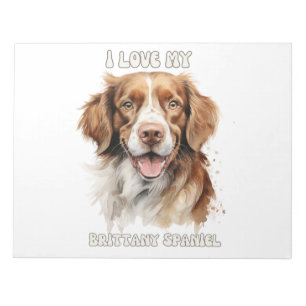 Brittany Spaniel Dog-geïnspireerd notitieblok