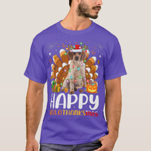 Brittany Spaniel Dog Halloween Kerstbrein T-shirt