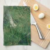 Brittany Spaniel Dog Kitchen Towel Theedoek (Quarter Fold)