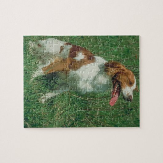 Brittany Spaniel Dog Puzzle Legpuzzel (Horizontaal)